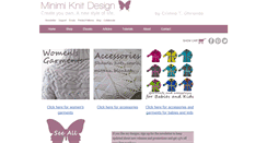 Desktop Screenshot of minimiknitdesign.com